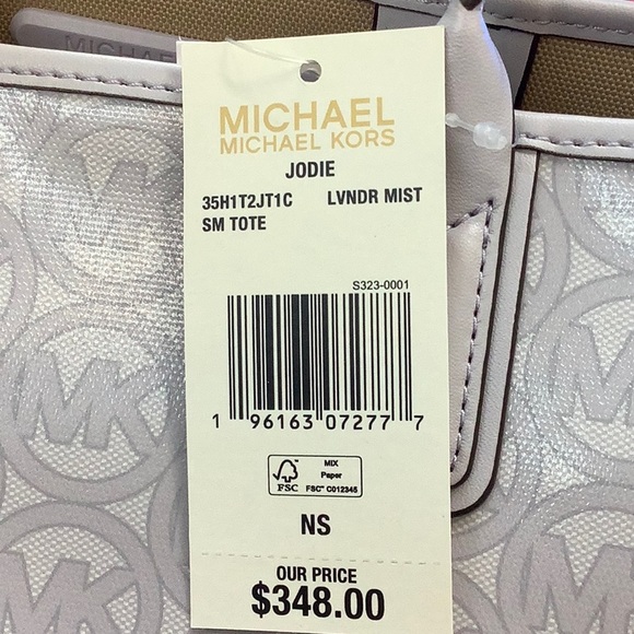 NWT Jodie Small Tote Bag In Jacquard Logo - Picture 4 of 4